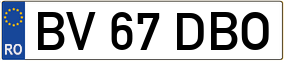 Truck License Plate